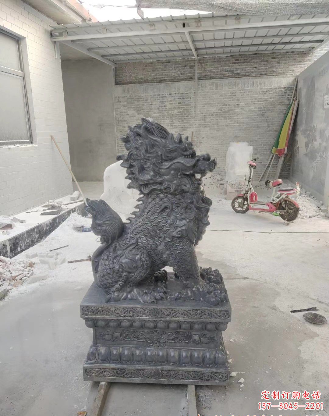 长沙传世工艺大理石麒麟雕塑