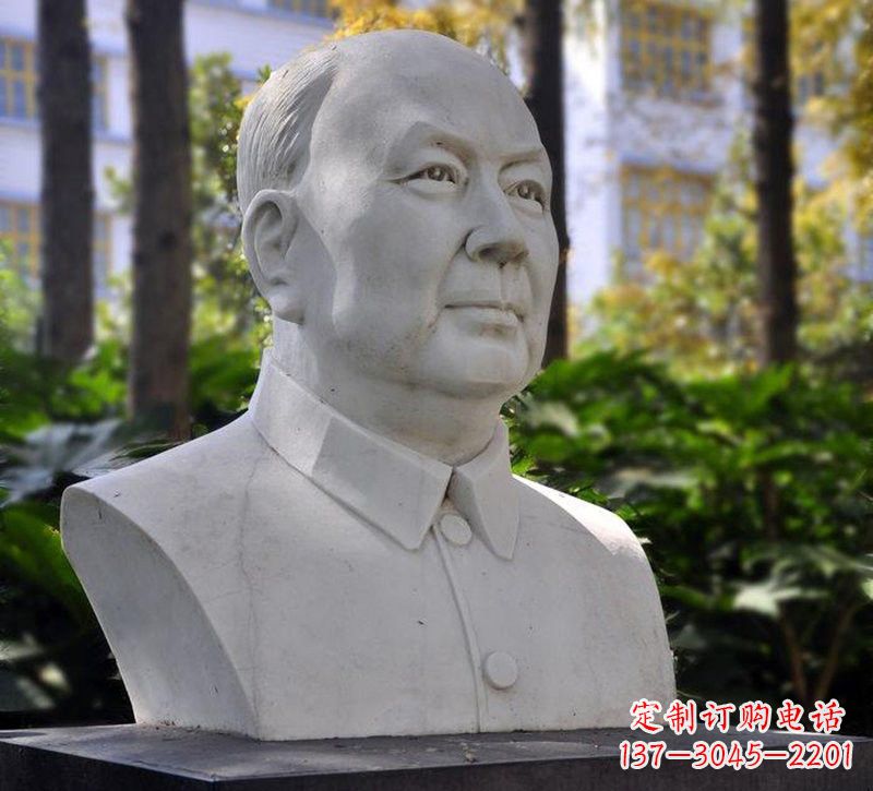 长沙大理石钱学森胸像石雕——赞颂改革开放的先驱