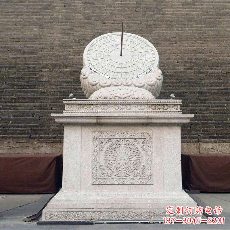 长沙精美石质日晷雕塑
