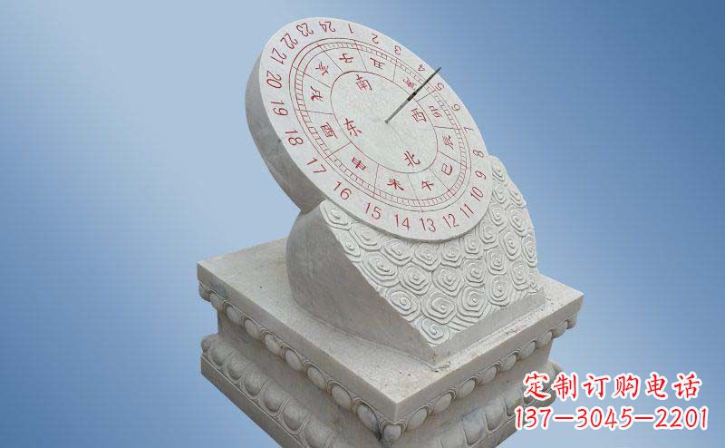 长沙精致古典大理石日晷雕塑