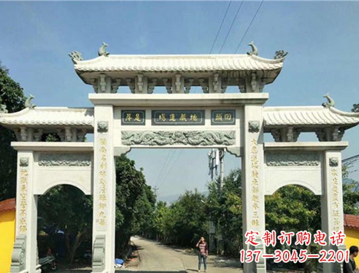 长沙大理石牌坊雕塑