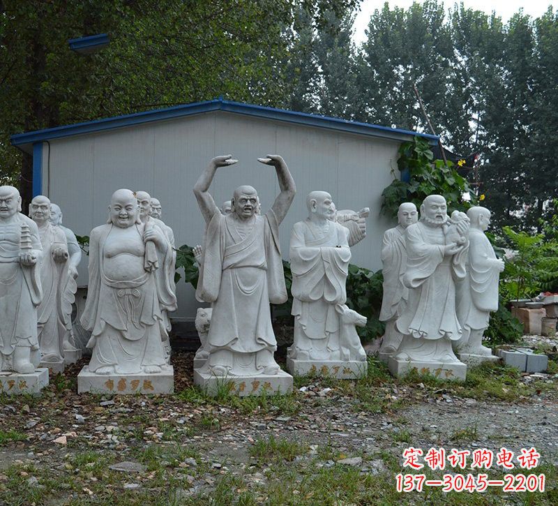 长沙大理石罗汉雕塑,高贵雅致