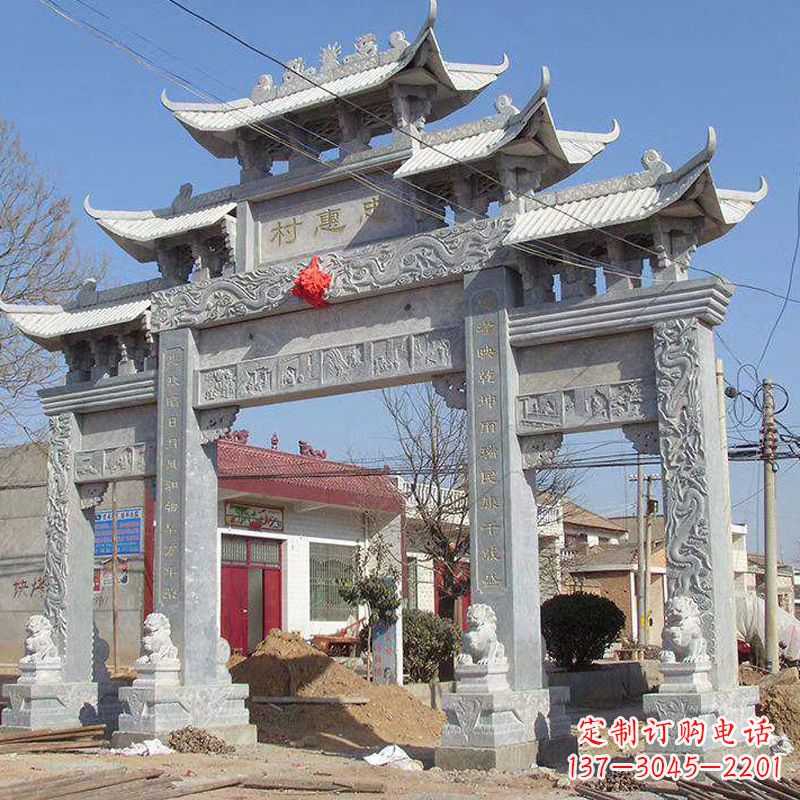 长沙大理石牌坊石雕艺术