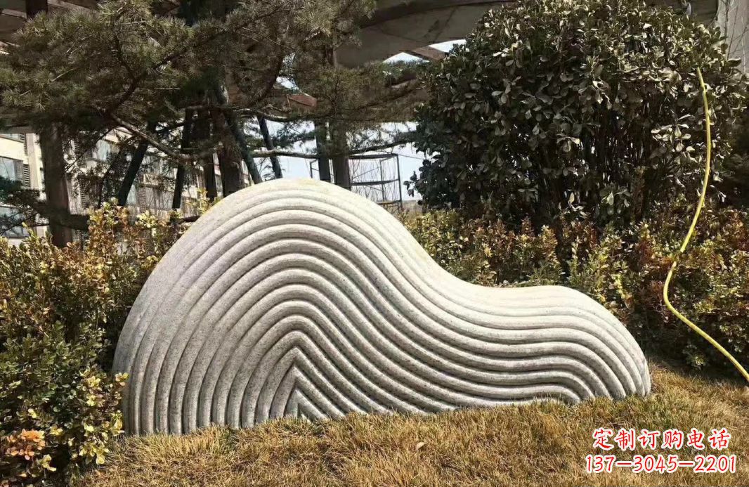 长沙高雅大理石纹理假山雕塑
