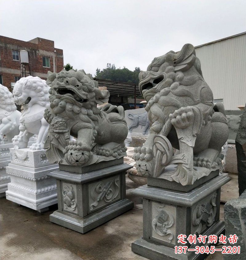 长沙大理石南方狮子雕塑
