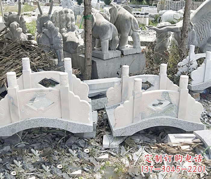 长沙精美大理石拱桥雕塑