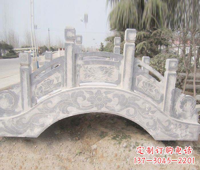 长沙精美大理石小型拱桥石雕