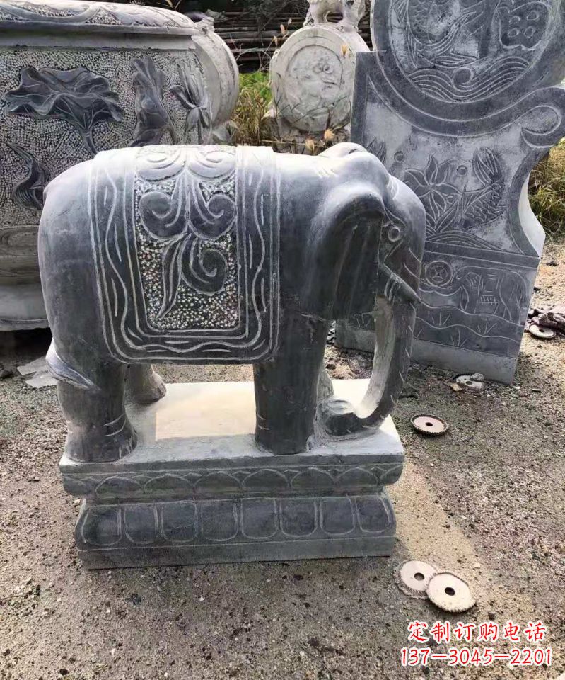 长沙大理石大象雕塑