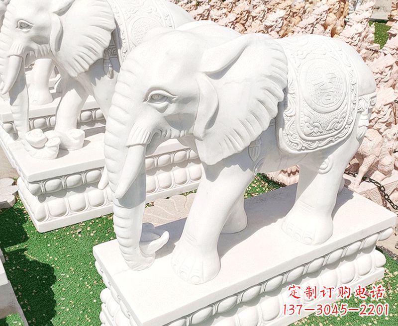 长沙大象石雕雕塑