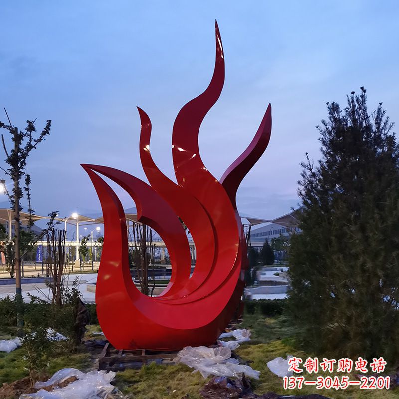 长沙精致工艺大型不锈钢凤凰雕塑