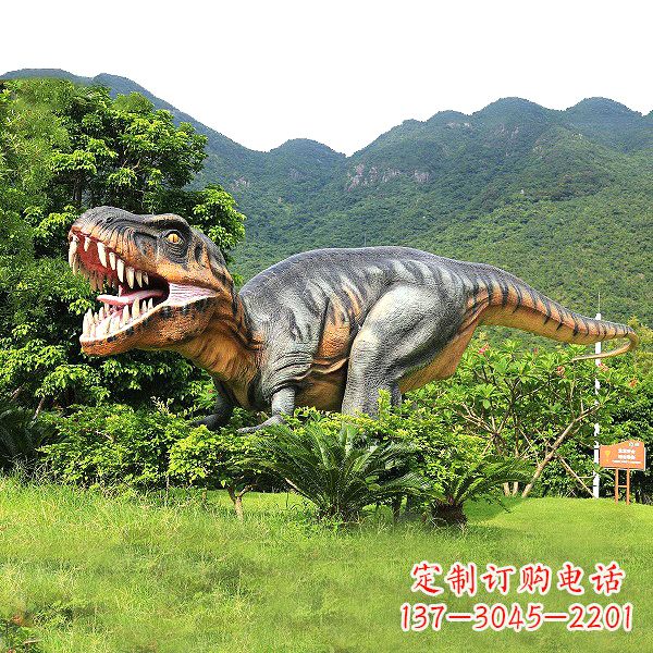 长沙大型仿真恐龙公园雕塑