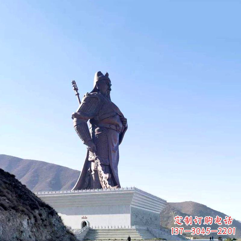 长沙关公铸铜雕塑——传承三国历史文化的精美雕塑