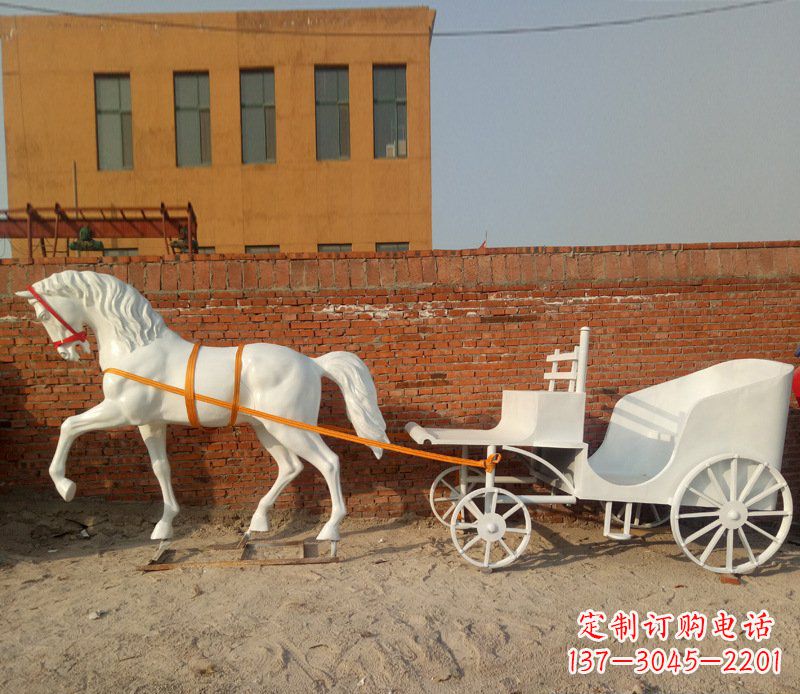 长沙大型欧式马车动物铜雕塑