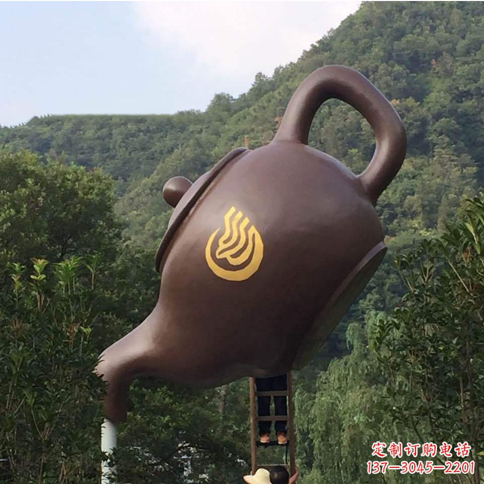 长沙大型天壶喷泉雕塑