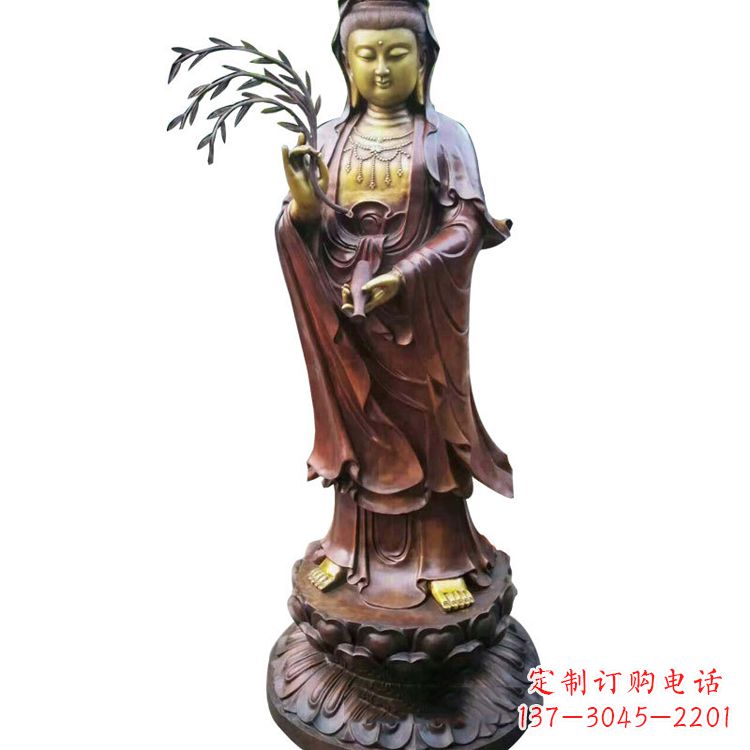 长沙大型铜雕观音雕塑