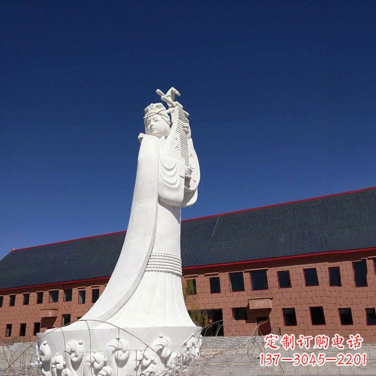 长沙大型中国古代四大美女之王昭君出塞石雕塑