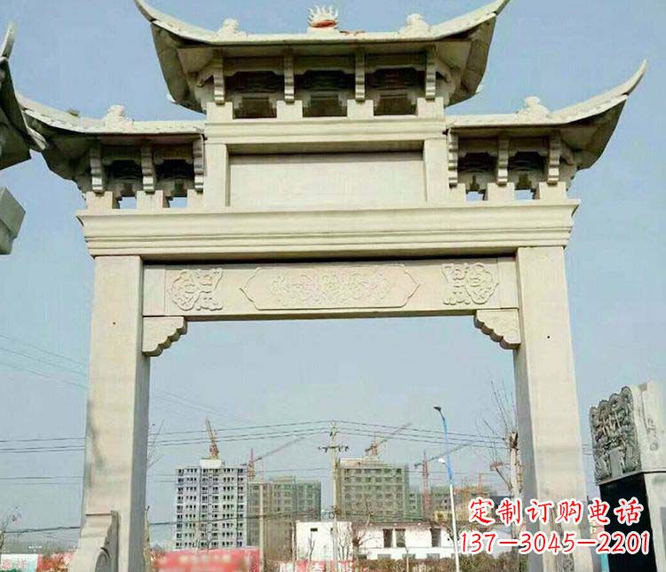 长沙精美牌坊石雕