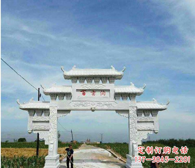 长沙西方风格石牌坊石雕