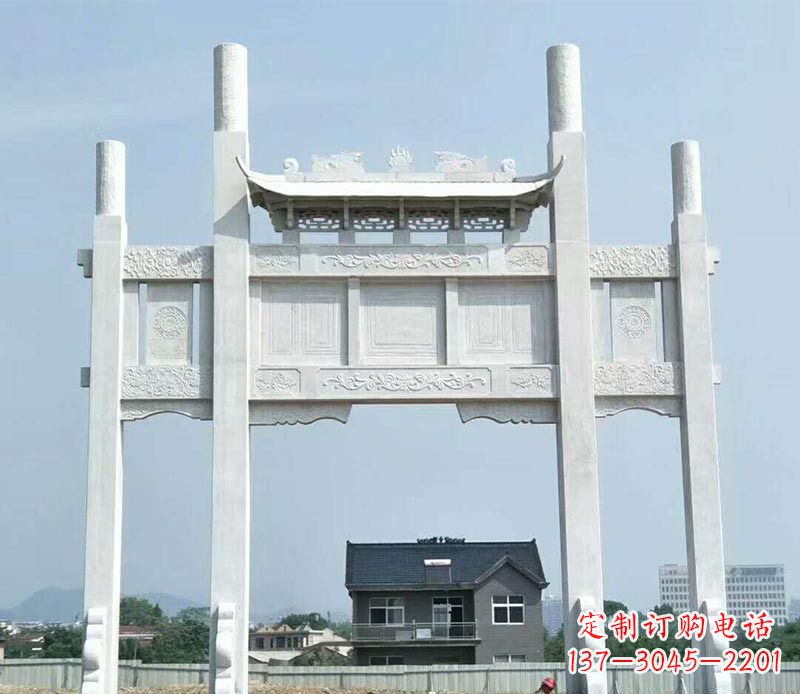 长沙精美牌坊雕塑