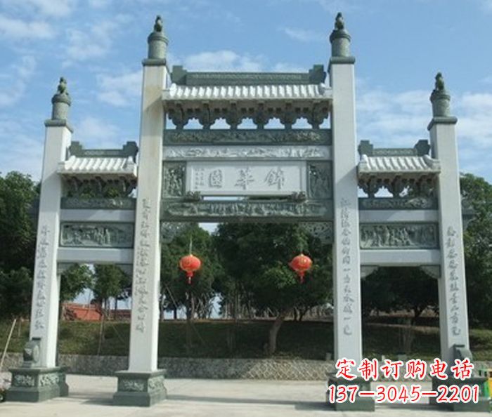 长沙牌坊雕塑艺术品定制精品