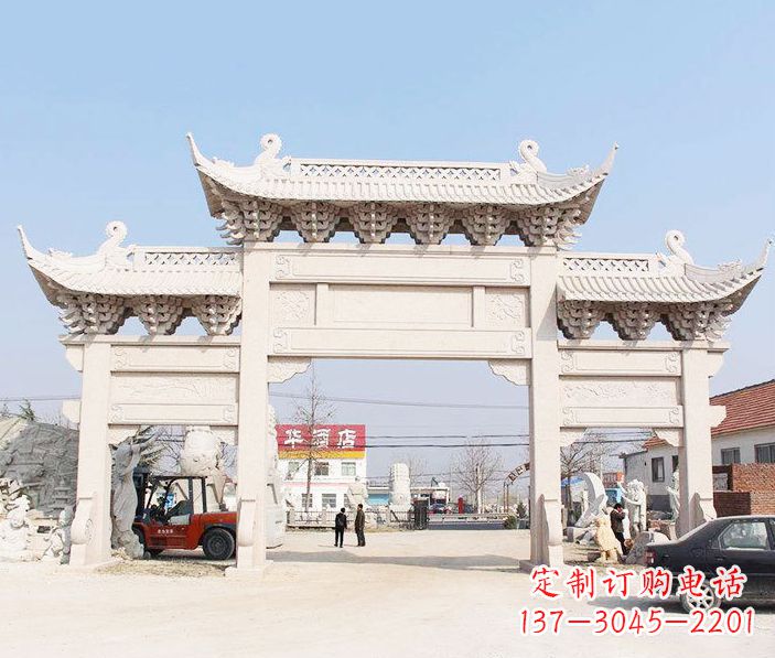 长沙精美牌坊雕塑