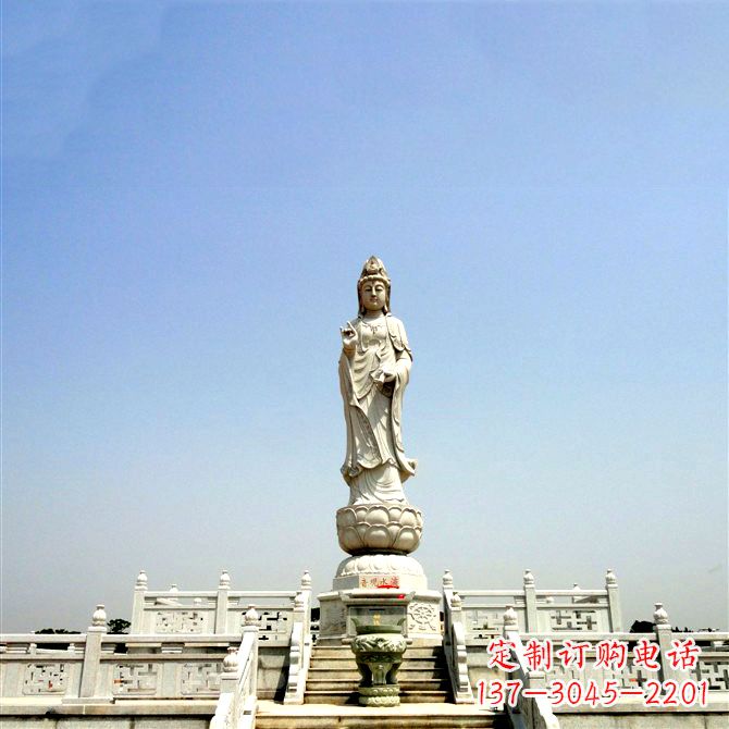 长沙滴水观音大型石雕-景区宗教佛像景观雕塑