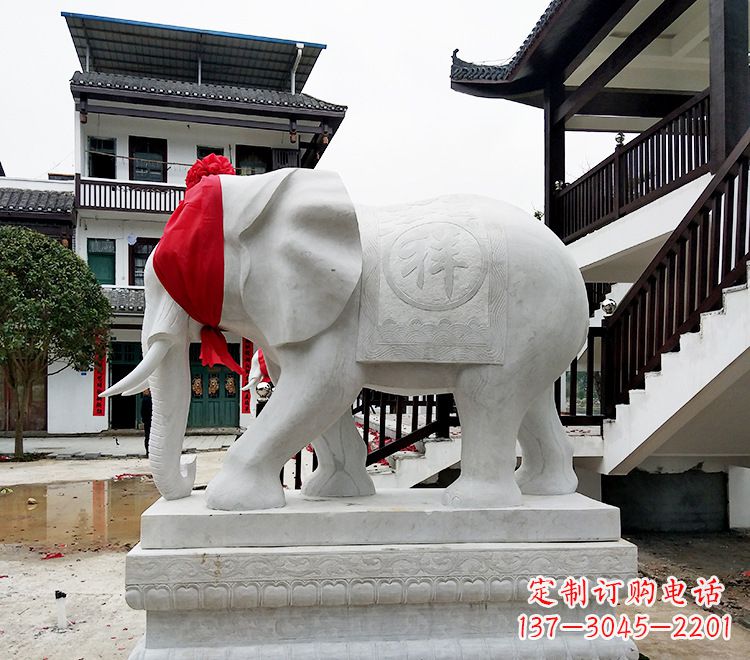 长沙雕石雕大象
