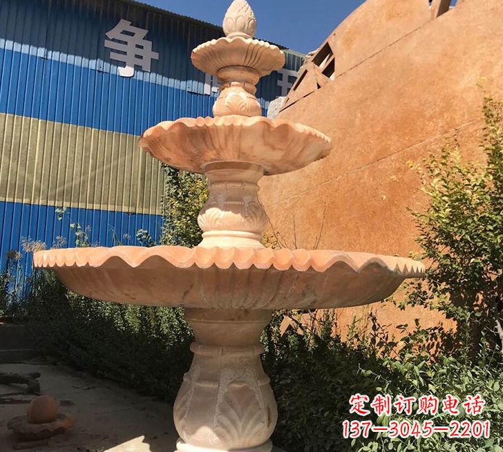 长沙跌水盆喷泉石雕——精美的喷泉雕塑