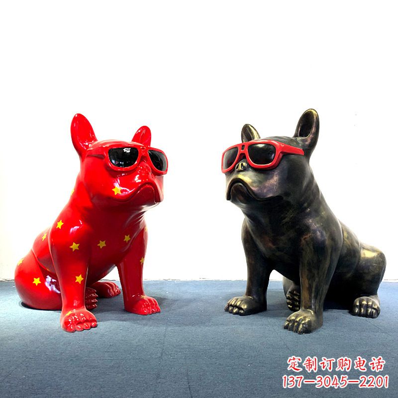 长沙斗牛犬雕塑摆件