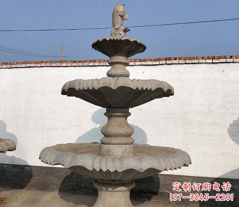 长沙多层石质喷泉雕塑