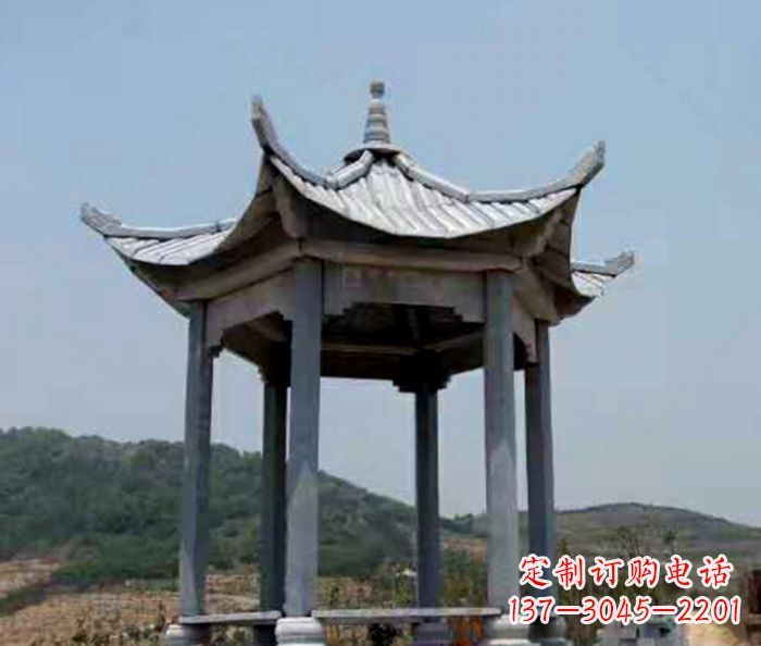 长沙仿古石雕凉亭