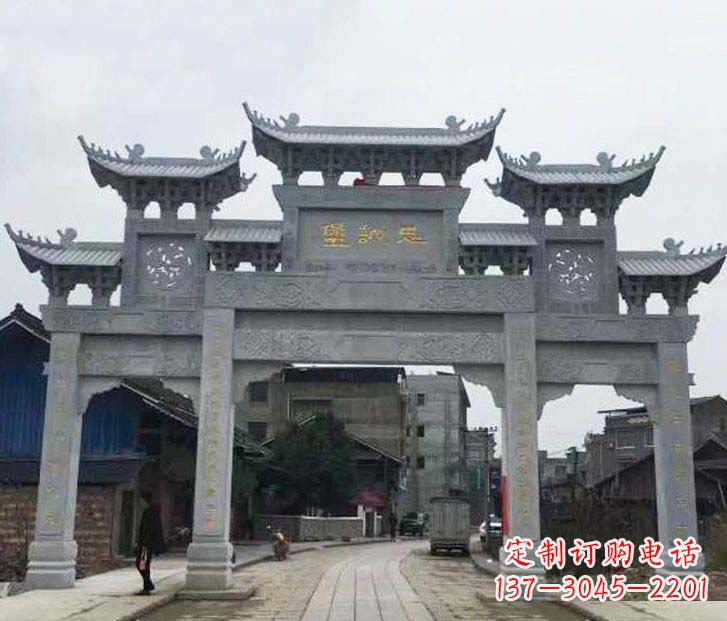 长沙精美牌坊石雕