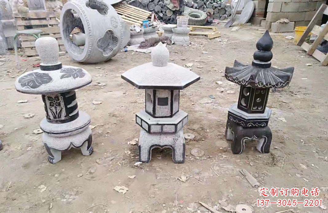 长沙传统仿古石灯雕塑