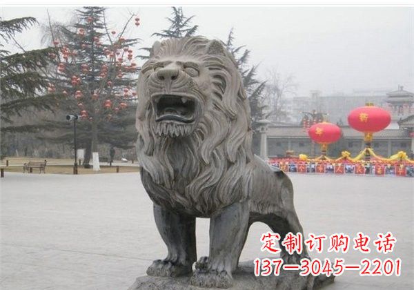 长沙仿古西洋狮子石雕