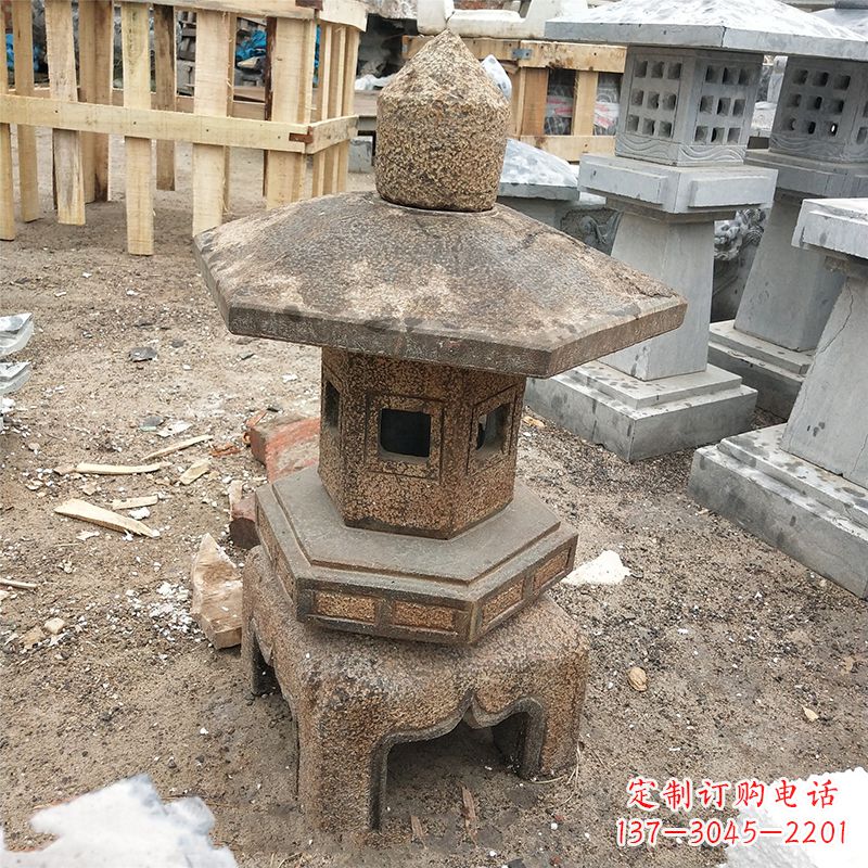 长沙仿古做旧石灯笼