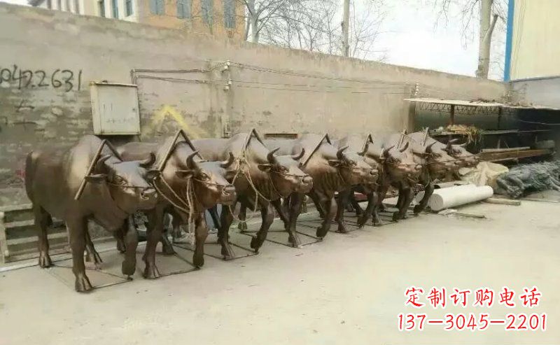 长沙仿铜玻璃钢动物雕塑