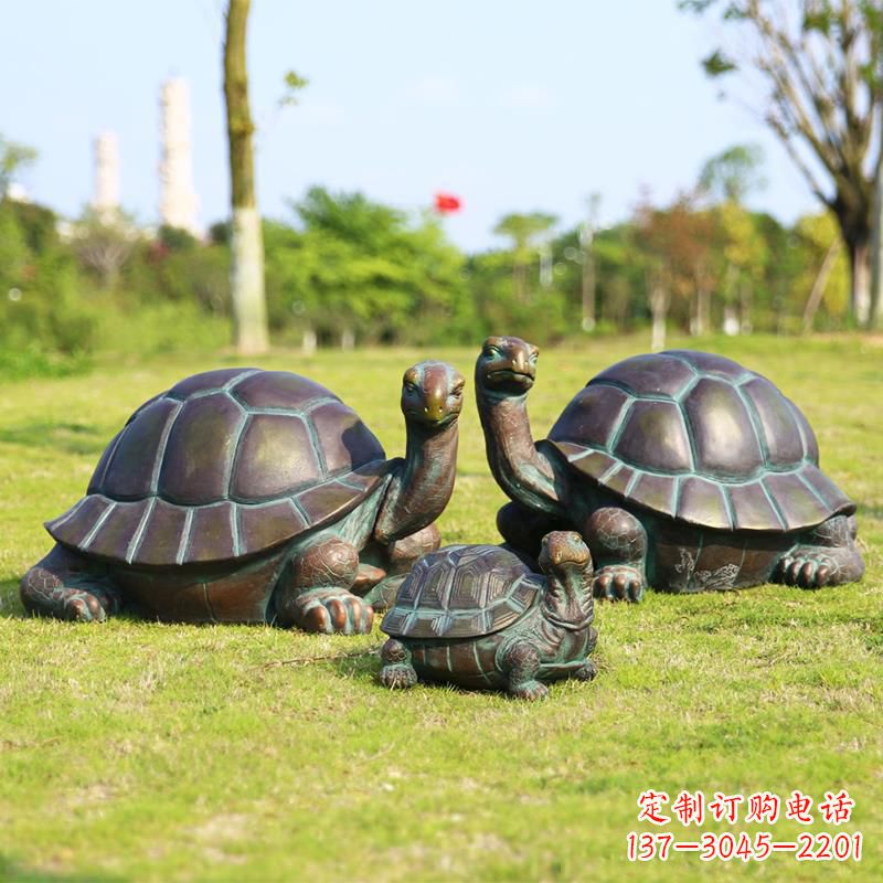 长沙仿铜做工精美的乌龟雕塑摆件