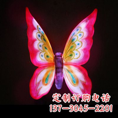 长沙定制发光蝴蝶雕塑