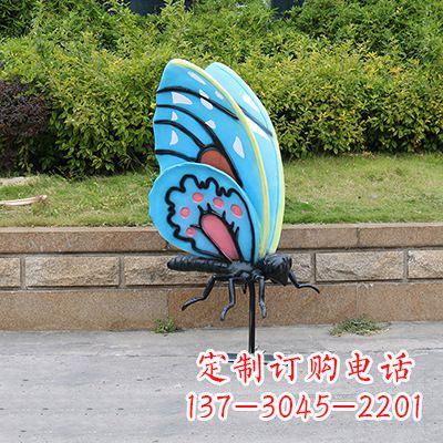 长沙仿真蝴蝶_大号蓝色款116x75x160