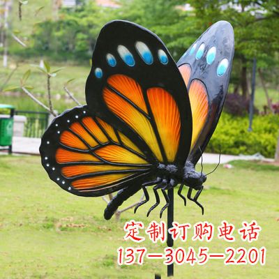 长沙仿真蝴蝶_黄色款款105x78x110