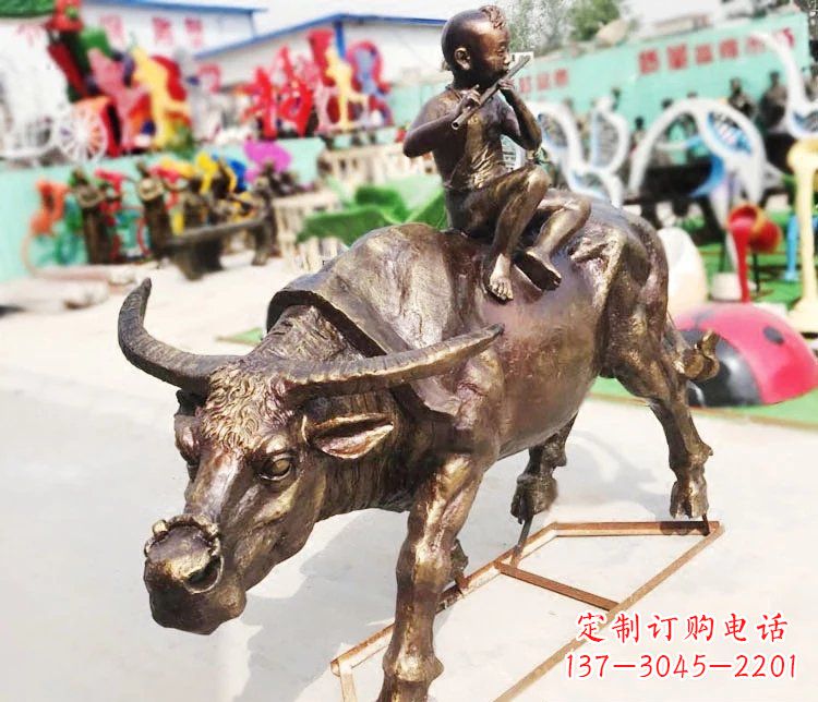 长沙牛郎雕塑精美绝伦的铜雕艺术