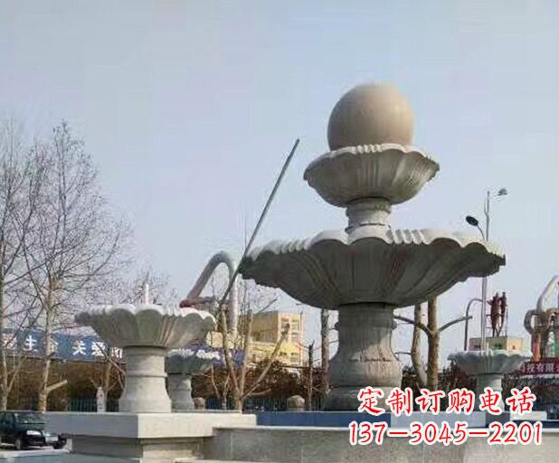 长沙风水球大型喷泉石雕