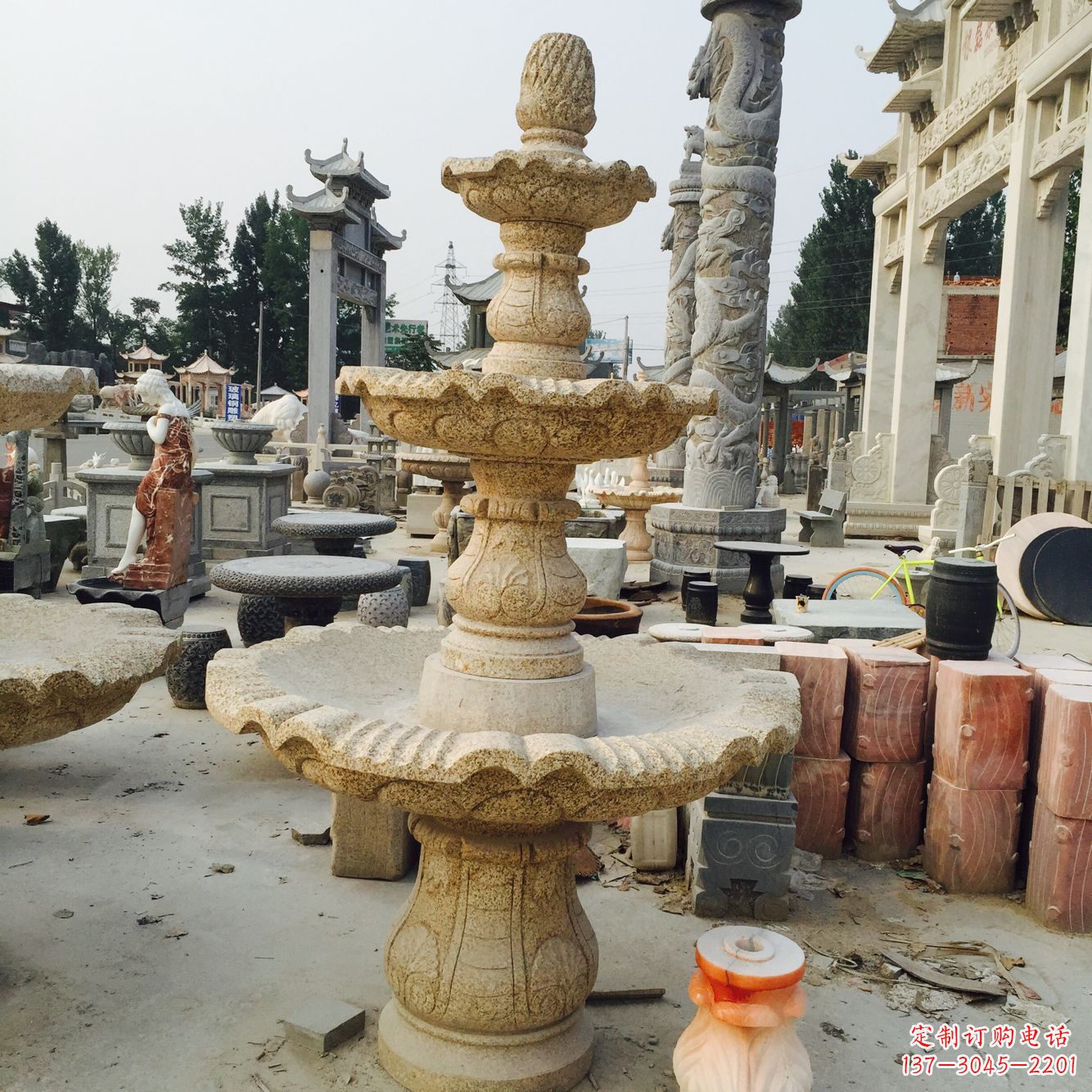 长沙精美风水球石雕艺术品