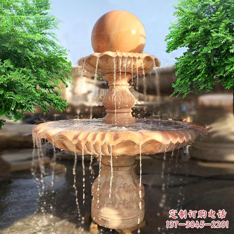 长沙精致别致的风水球雕塑