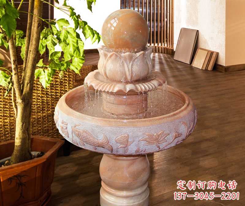 长沙风水球石雕图片