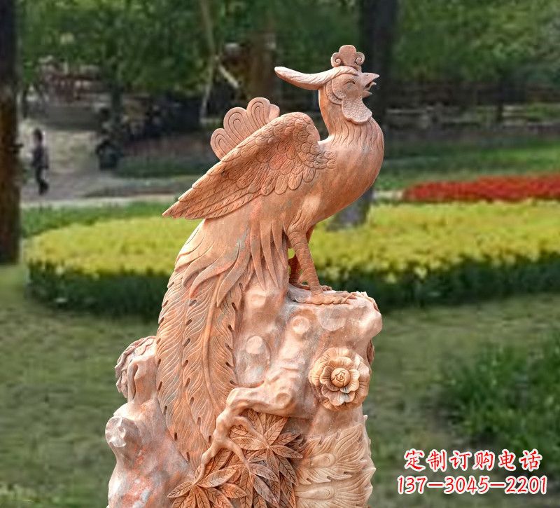 长沙凤凰神鸟公园景观雕塑雕塑摆件