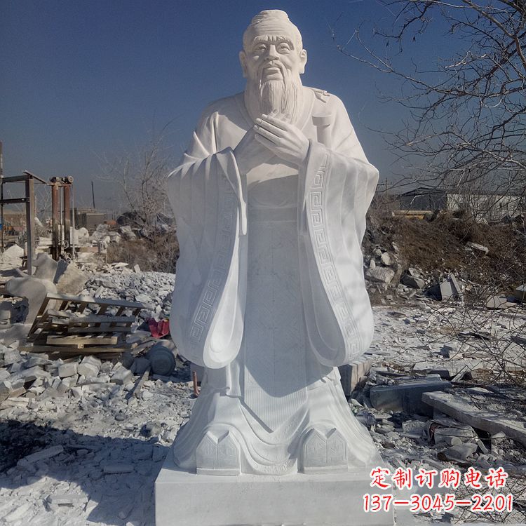 长沙夫子庙青铜雕塑孔子雕像