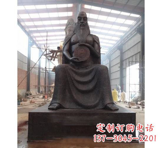 长沙伏羲铜雕塑，精雕细琢的精美艺术品