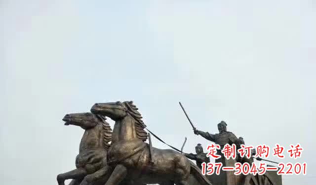 长沙文艺复兴风格马车雕塑