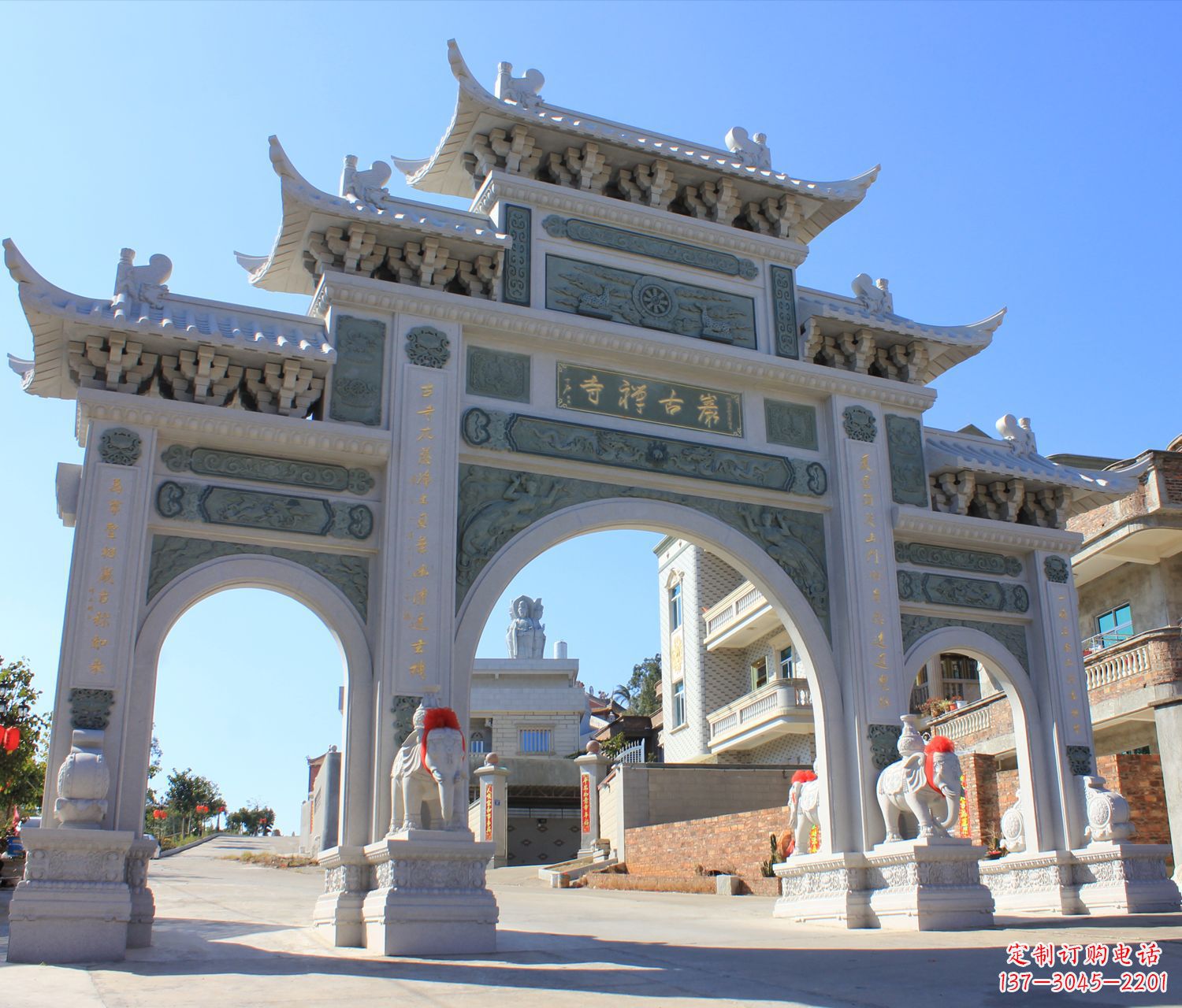 长沙个性石雕牌坊楼